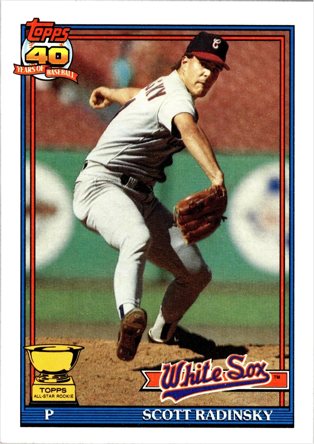 Scott Radinsky 1991 Topps #299 baseball card - Front