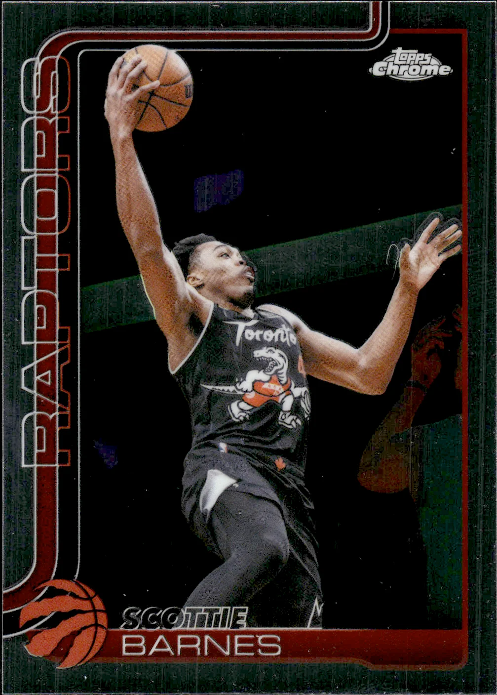 Scottie Barnes #47 2025 Topps Chrome Update Basketball basketball card - Front