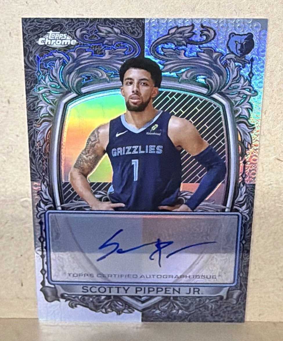 Scotty Pippen Jr. 2025 Topps Chrome Basketball card
