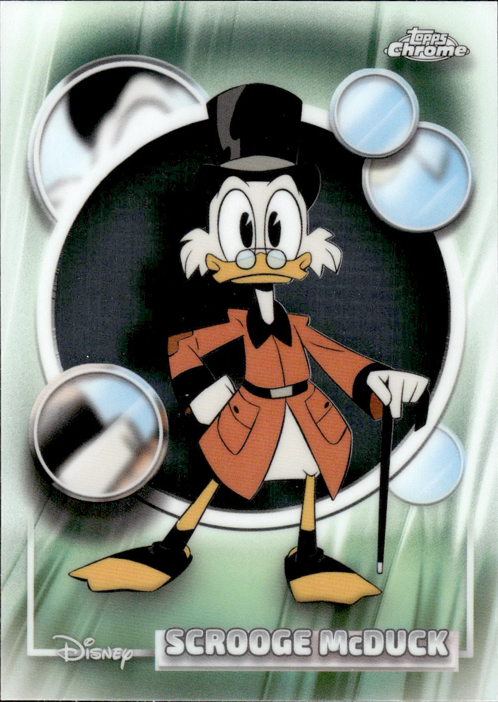 Scrooge McDuck #118 2026 Topps Chrome Disney trading card - Front