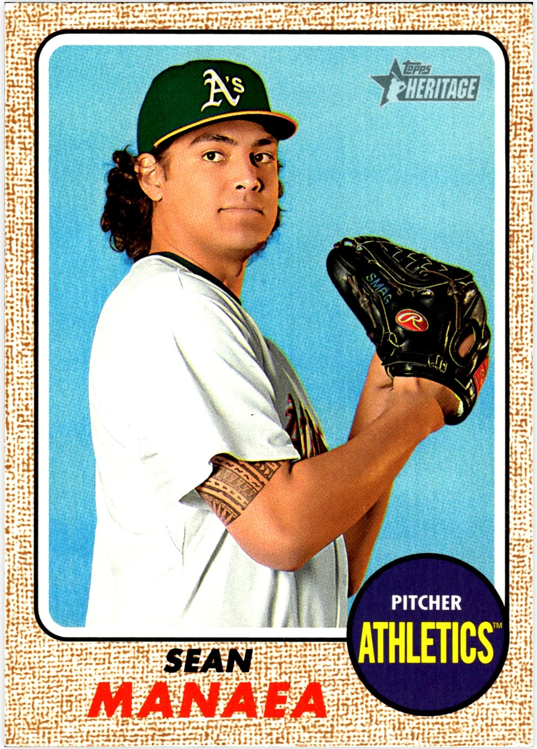 Sean Manaea 2017 Topps Heritage #399 baseball card - Front