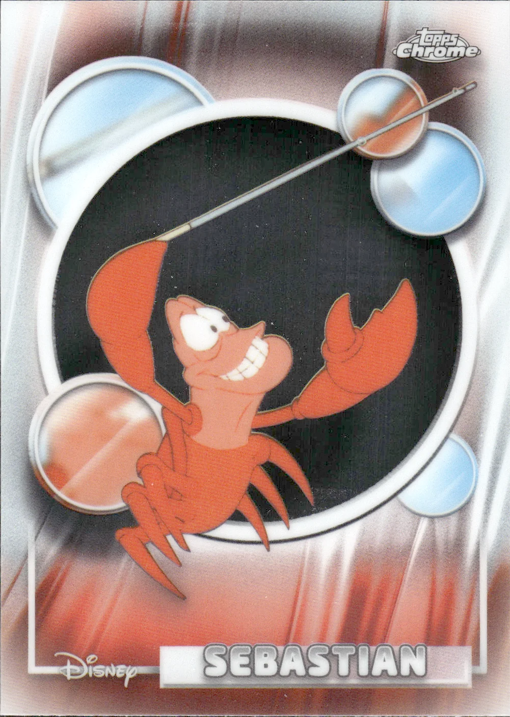 Sebastian #107 2026 Topps Chrome Disney trading card - Front
