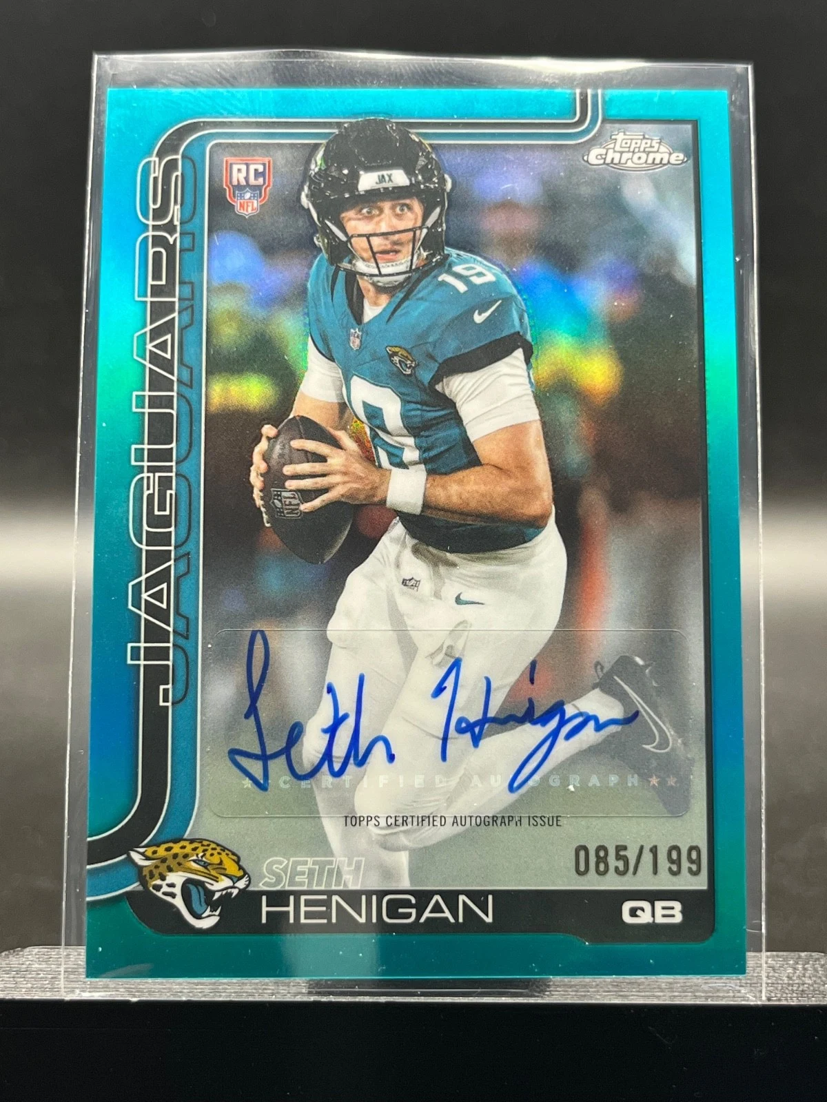 Seth Henigan 2025 Topps Chrome Football card