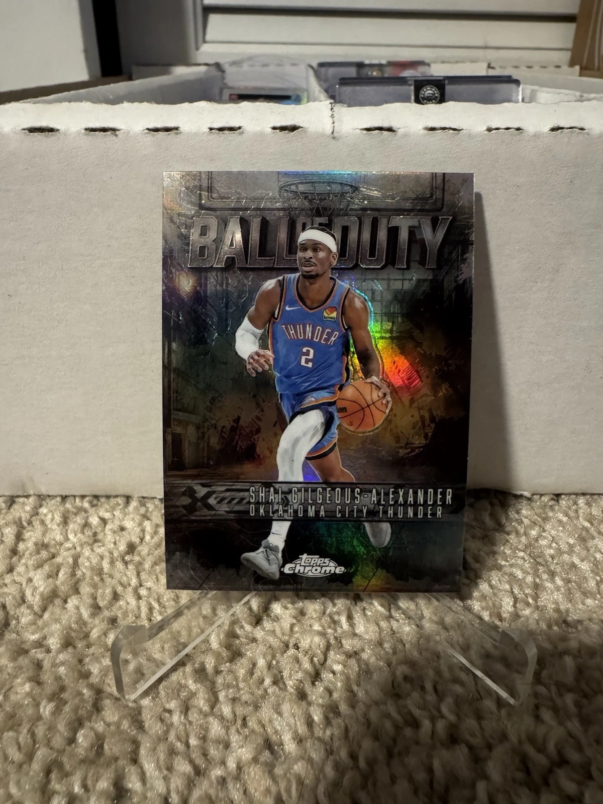 Shai Gilgeous-Alexander 2025 Topps Chrome Basketball card
