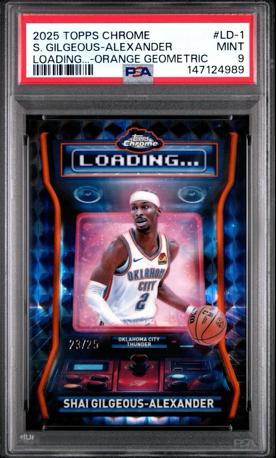 Shai Gilgeous-Alexander 2025 Topps Chrome Basketball card