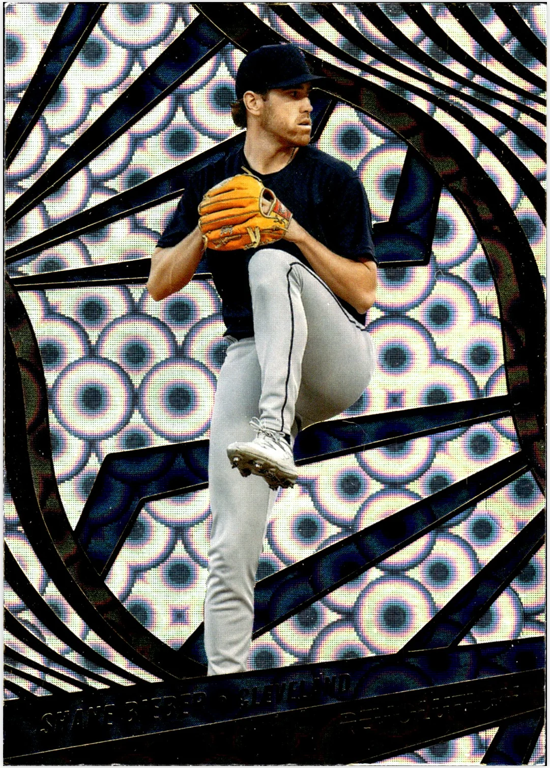 Shane Bieber 2022 Panini Chronicles #69 Revolution Groove baseball card - Front