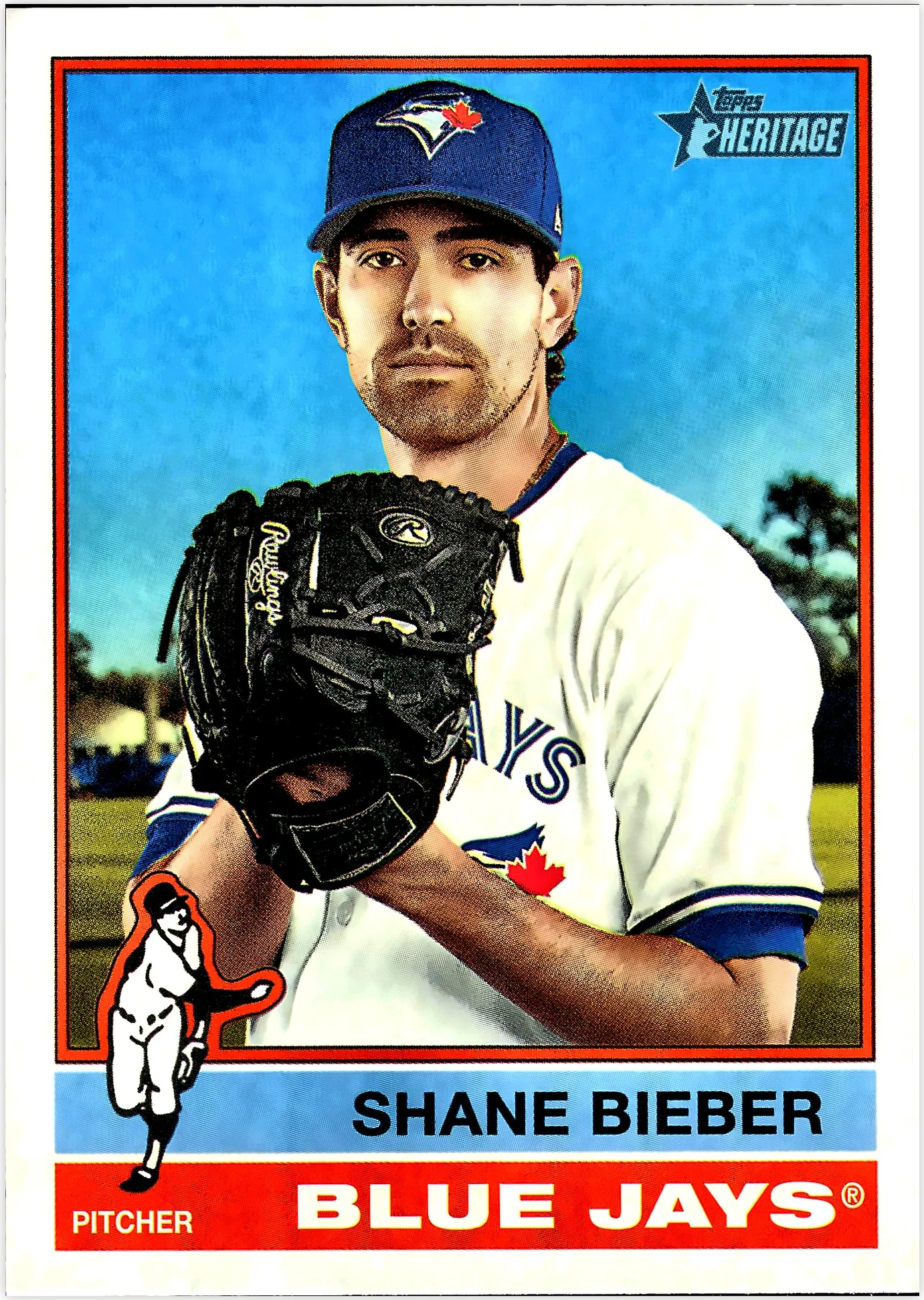 Shane Bieber 2025 Topps Heritage #609 baseball card - Front