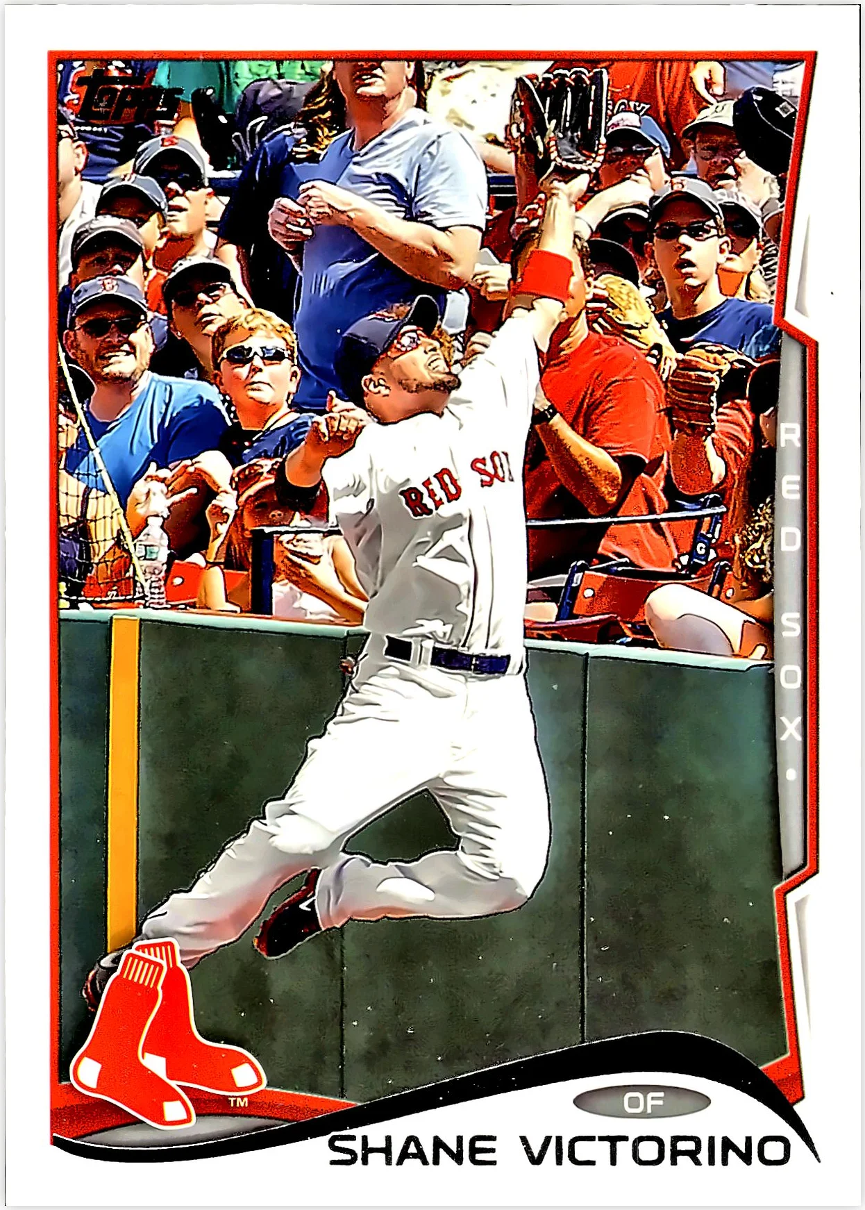 Shane Victorino 2014 Topps #301 Green baseball card - Front