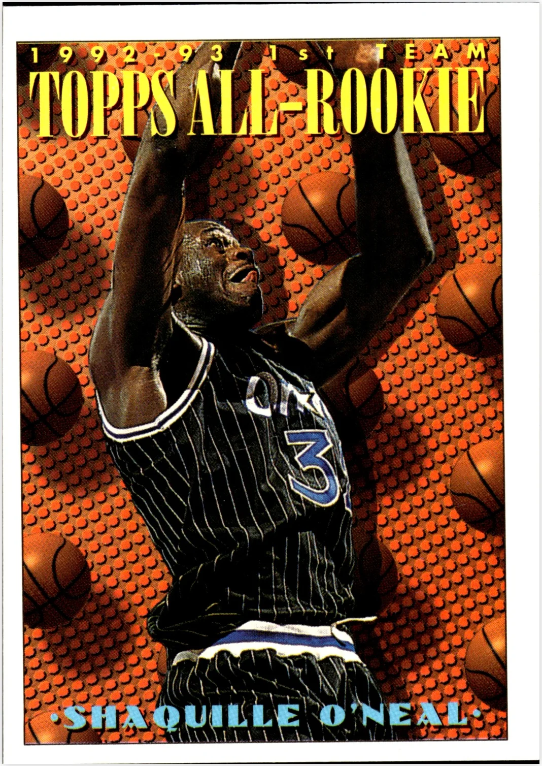 Shaquille O'Neal 1993-94 Topps #152 basketball card - Front