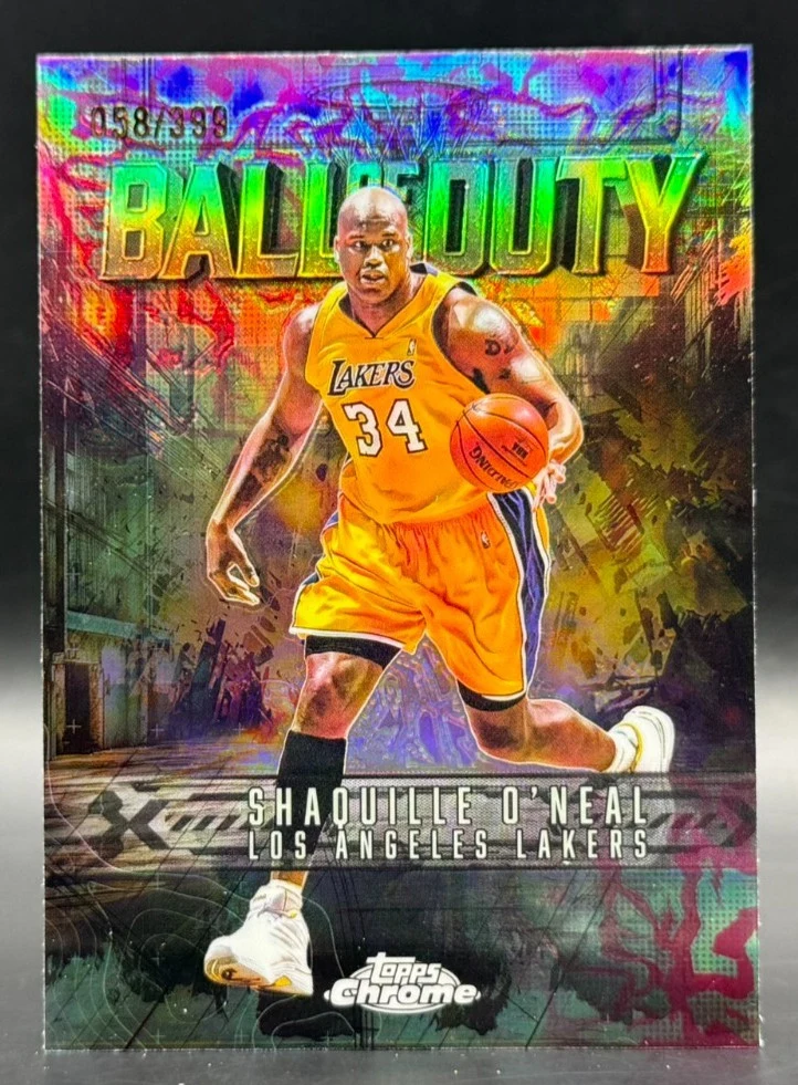 Shaquille O'Neal 2025-26 Topps Chrome card