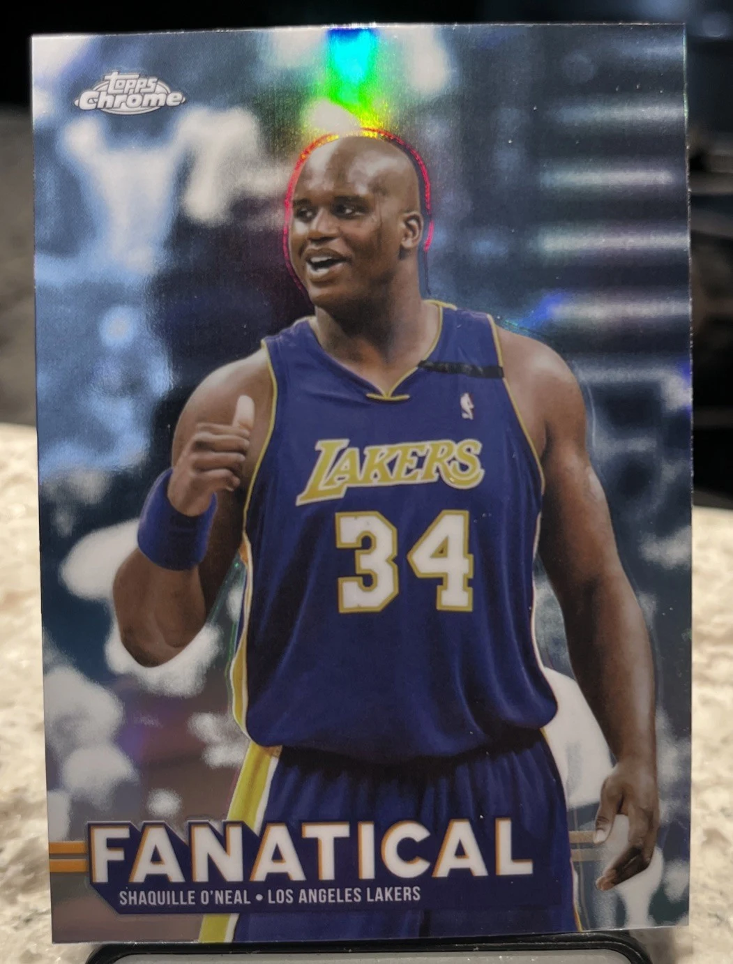 Shaquille O'Neal 2025-26 Topps Chrome card