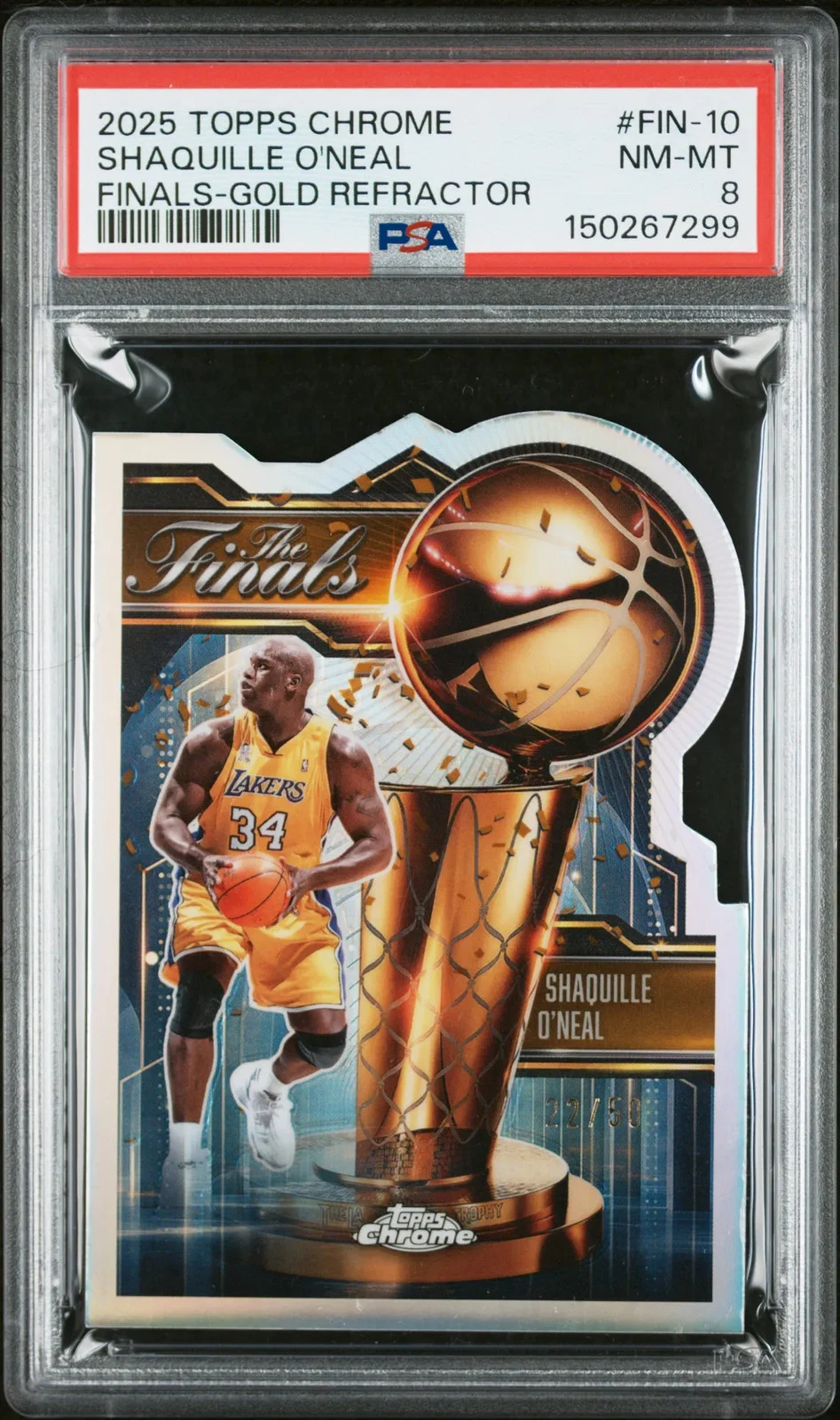 Shaquille O'Neal 2025 Topps Chrome Basketball card