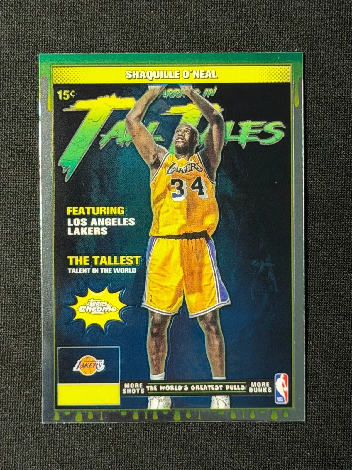 Shaquille O'Neal 2025 Topps Chrome Basketball card