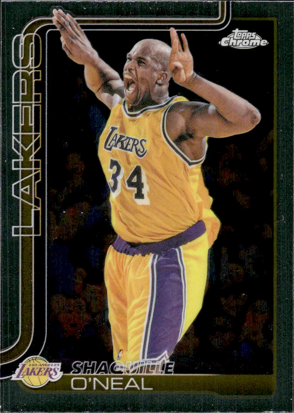 Shaquille O'Neal #142 2025 Topps Chrome Update Basketball basketball card - Front