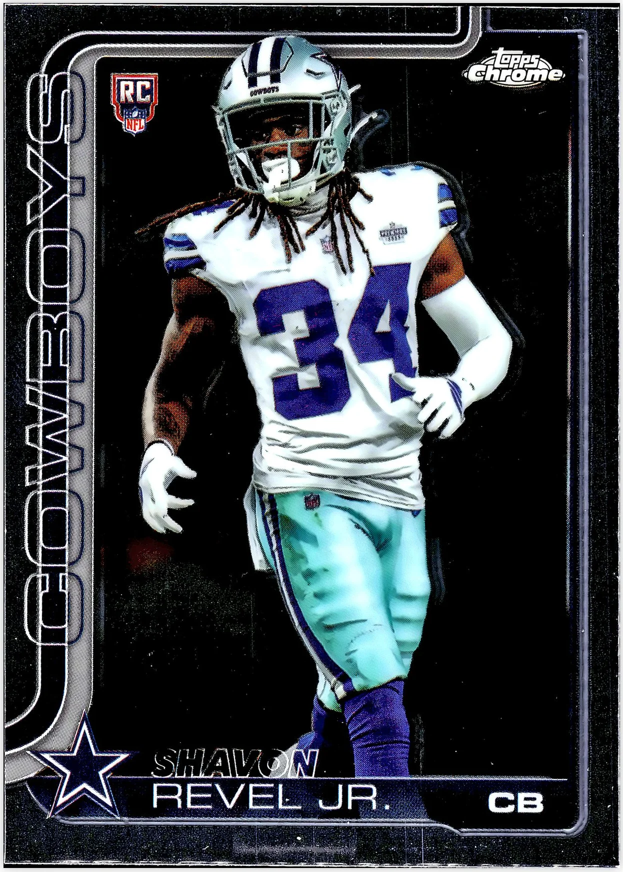 Shavon Revel Jr. Rookie Card 2025 Topps Chrome #301 football rookie card - Front