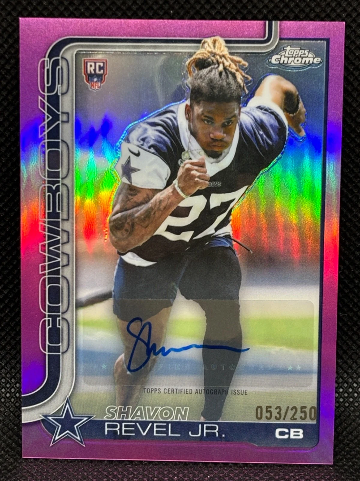 Shavon Revel Jr. 2025 Topps Chrome Football card