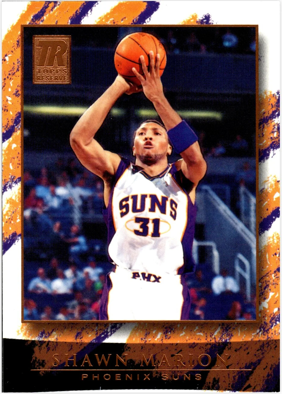 Shawn Marion 2000-01 Topps Reserve #31 basketball card - Front