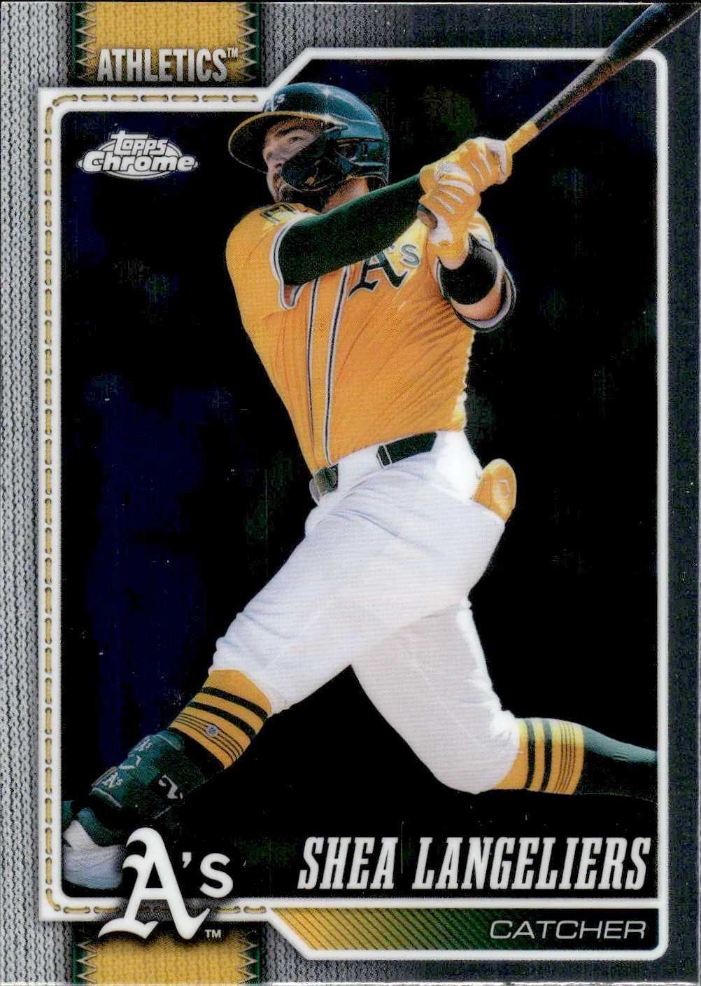 Shea Langeliers #273 2026 Topps Chrome Baseball baseball card - Front