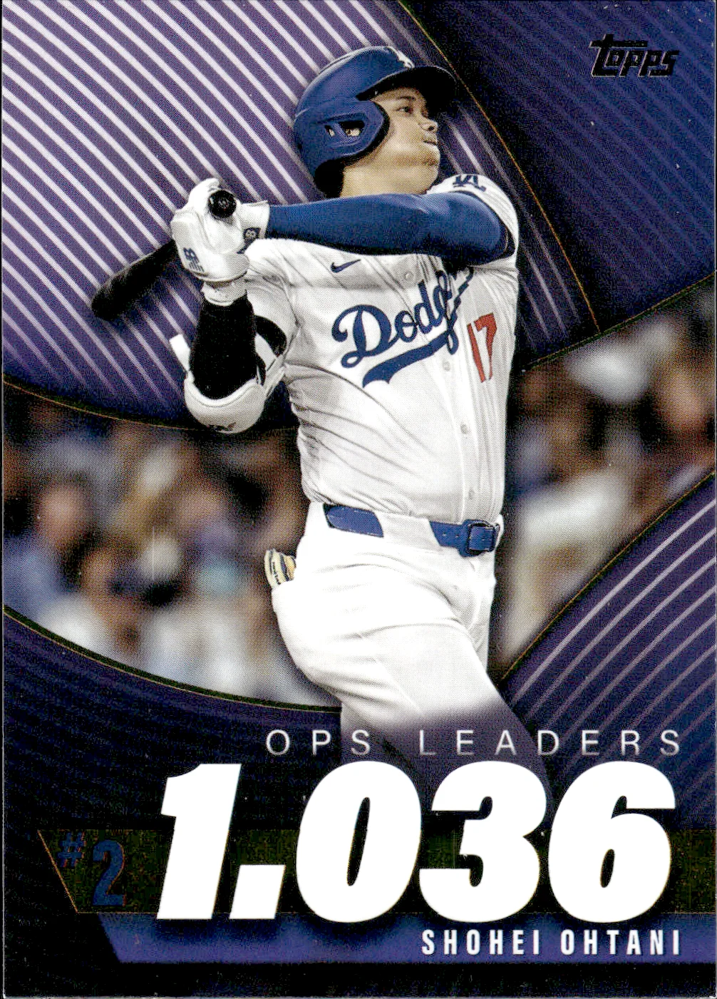 Shohei Ohtani #OPS-2 2025 Topps Baseball OPS Bests baseball card - Front