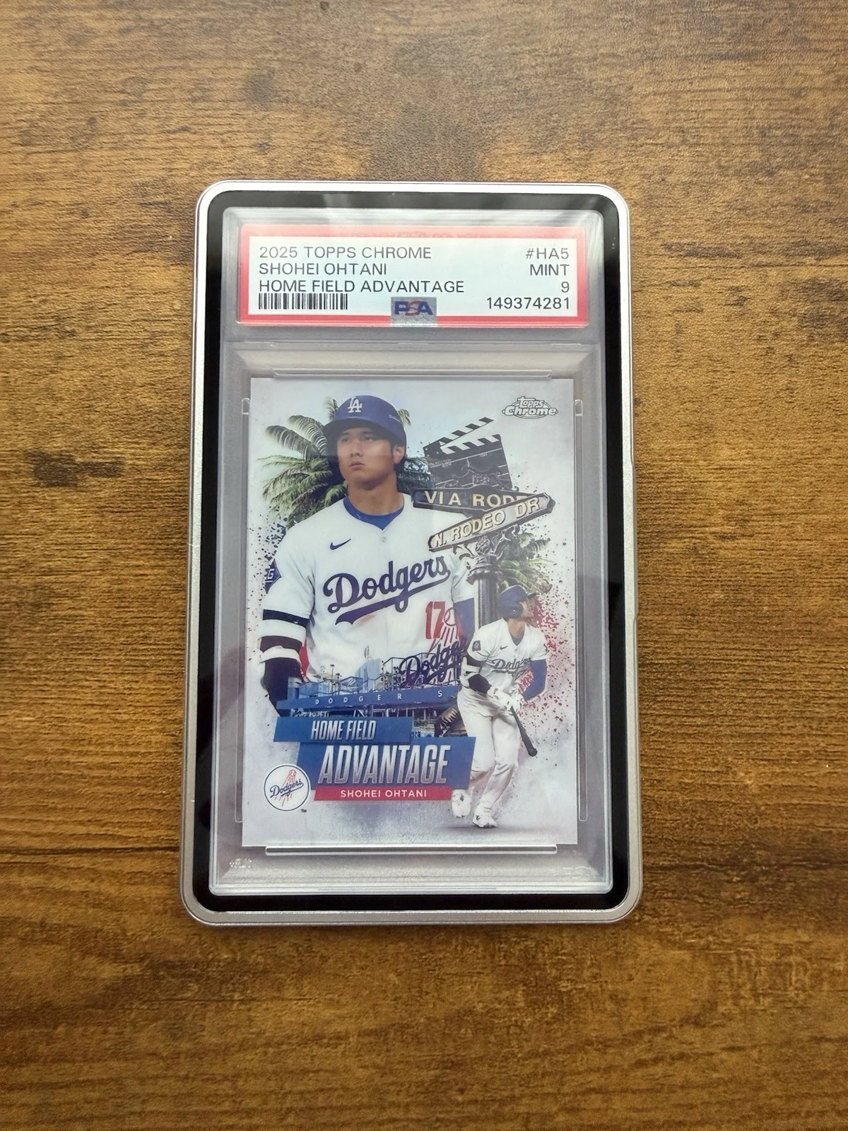 Shohei Ohtani #HA-5 2025 Topps Chrome Baseball Home Field Advantage front