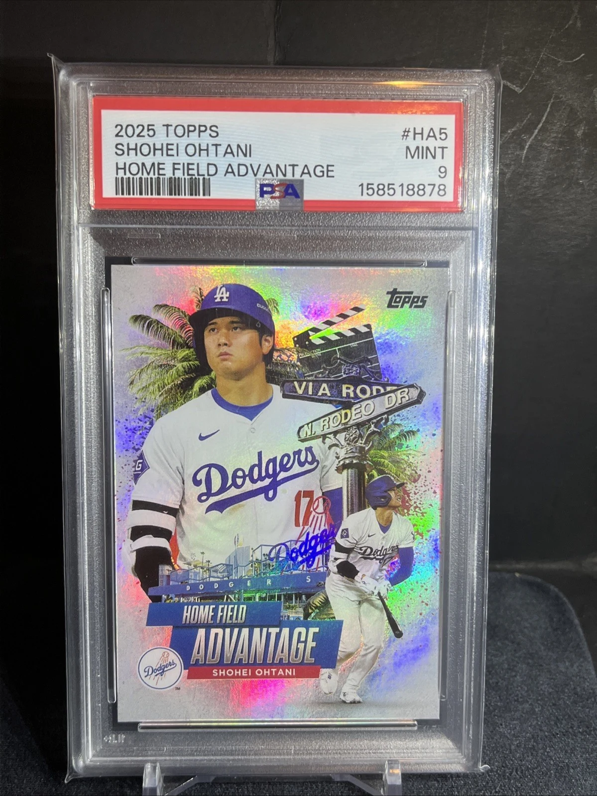 Shohei Ohtani #HA-5 2025 Topps Series 1 Baseball - Celebration Series Home Field Advantage front