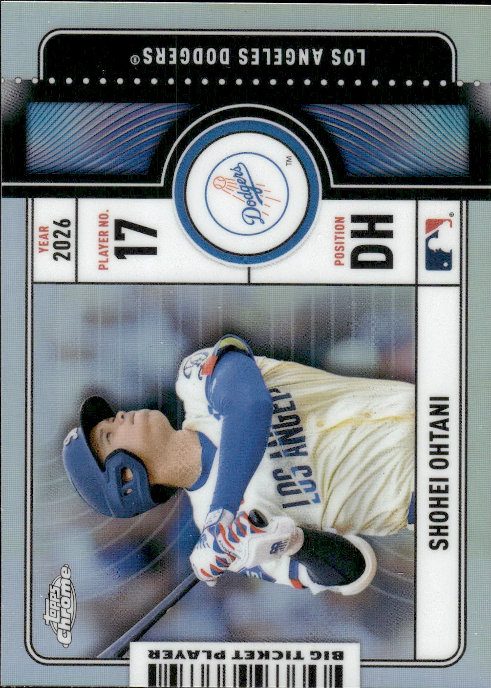 Shohei Ohtani #BTP-3 2026 Topps Chrome Baseball Big Ticket Player baseball card - Front
