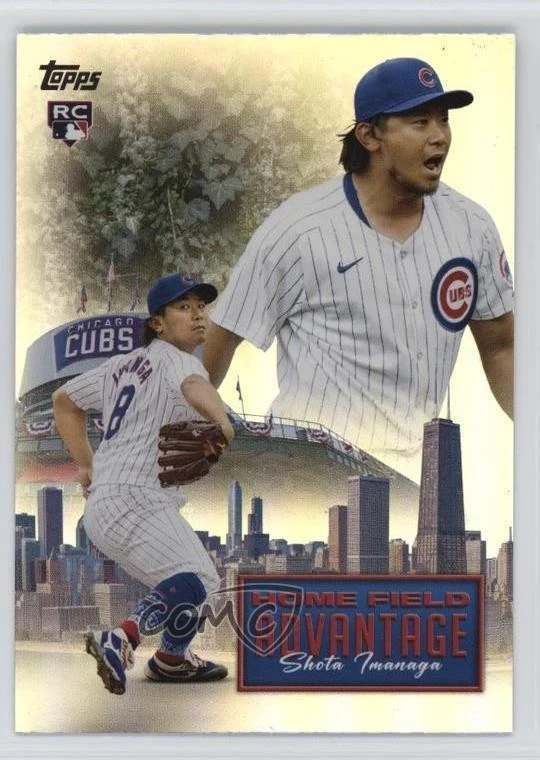 Shota Imanaga #HFA-25 2024 Topps Update Series Baseball Home Field Advantage front