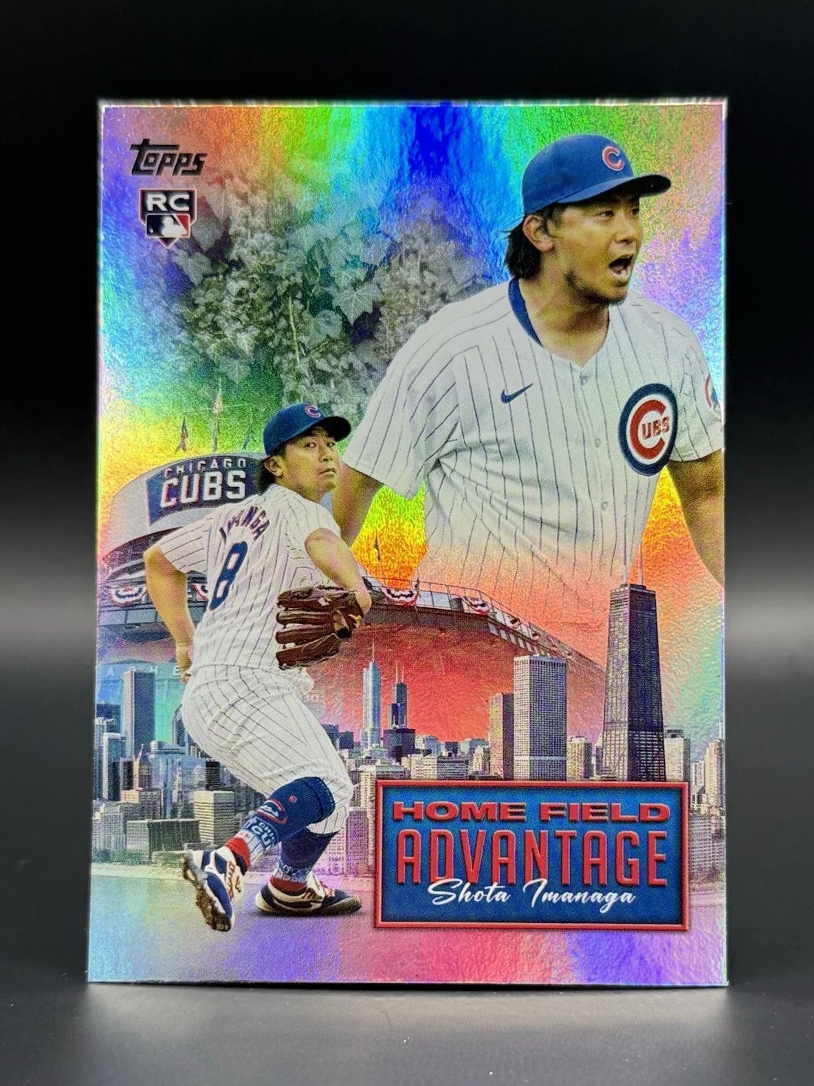 Shota Imanaga #HFA-25 2024 Topps Update Series Baseball Home Field Advantage front
