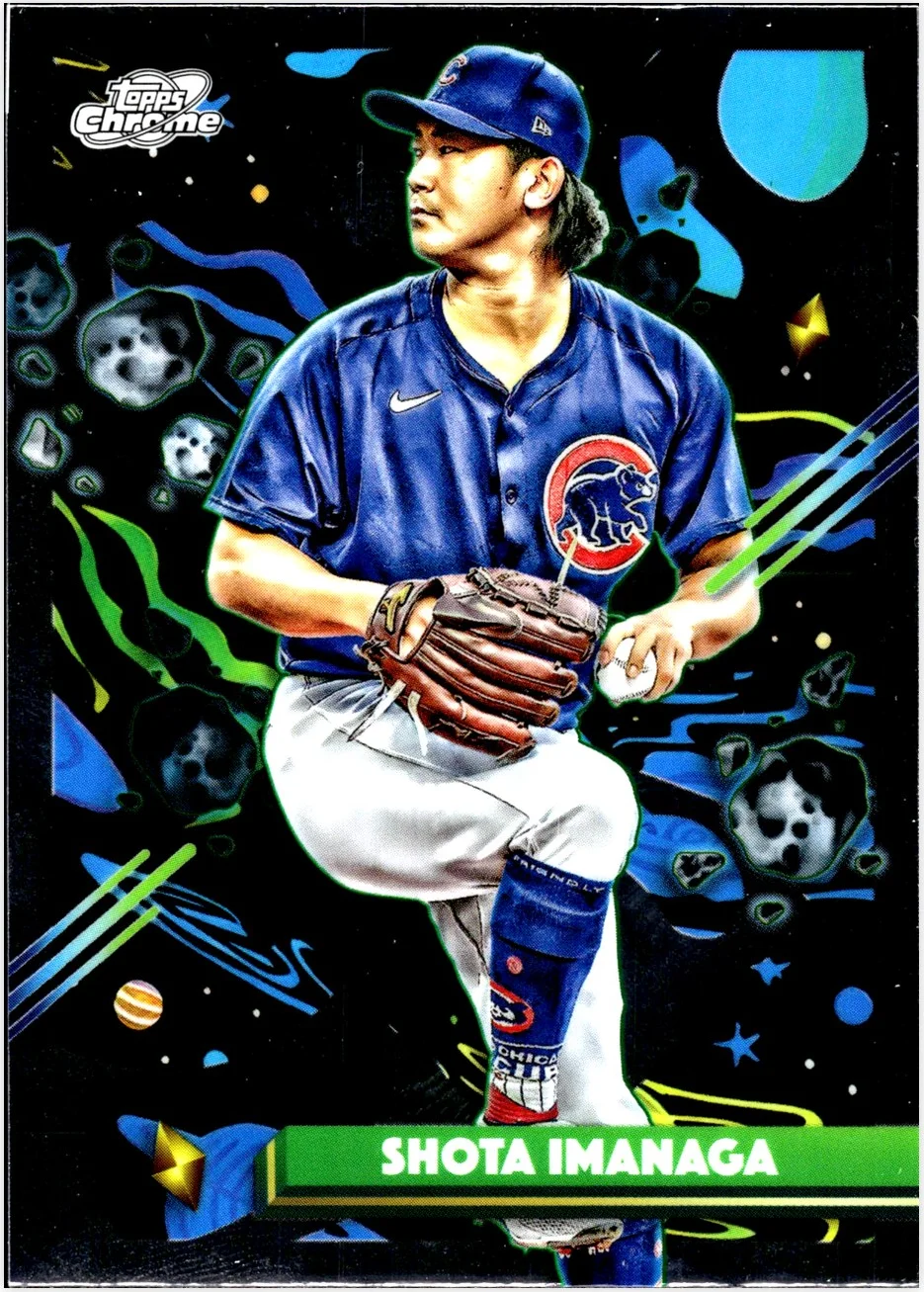 Shota Imanaga 2025 Topps Chrome Cosmic #192 baseball card - Front