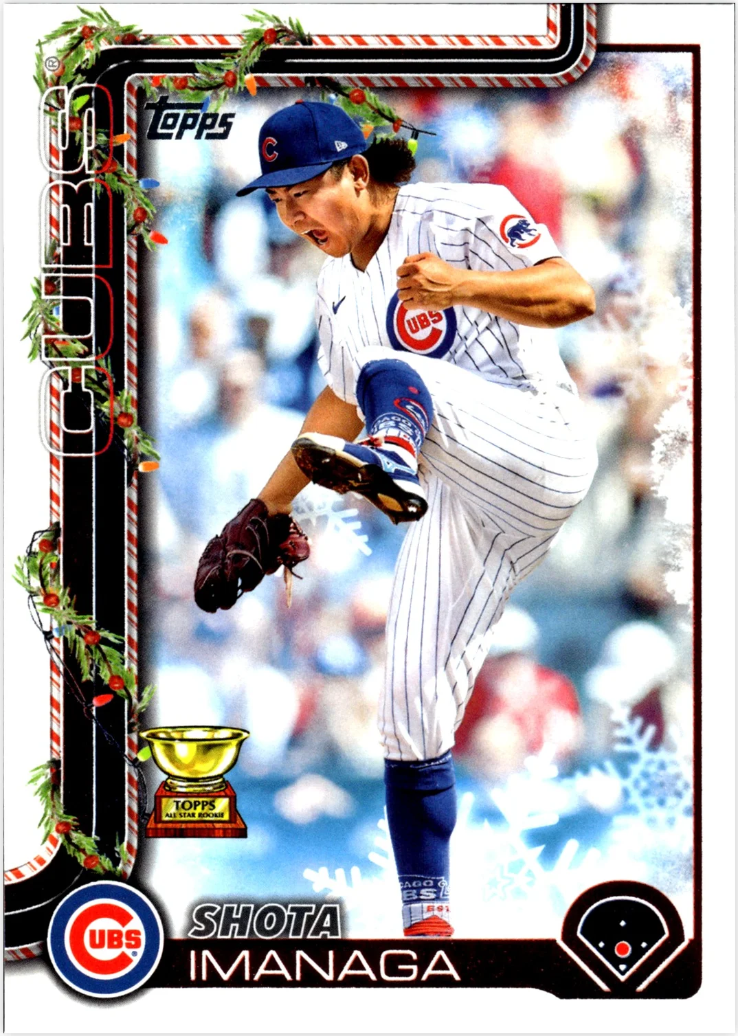 Shota Imanaga 2025 Topps Holiday #H123 baseball card - Front