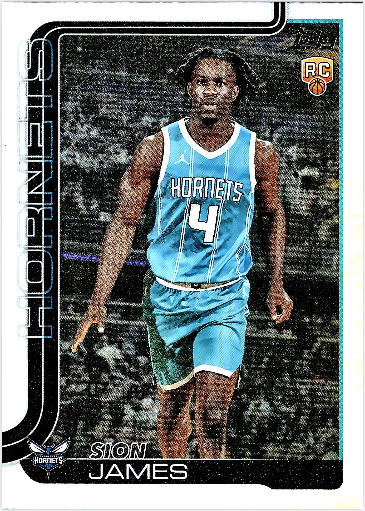 Sion James Rookie Card 2025-26 Topps #233 basketball rookie card - Front