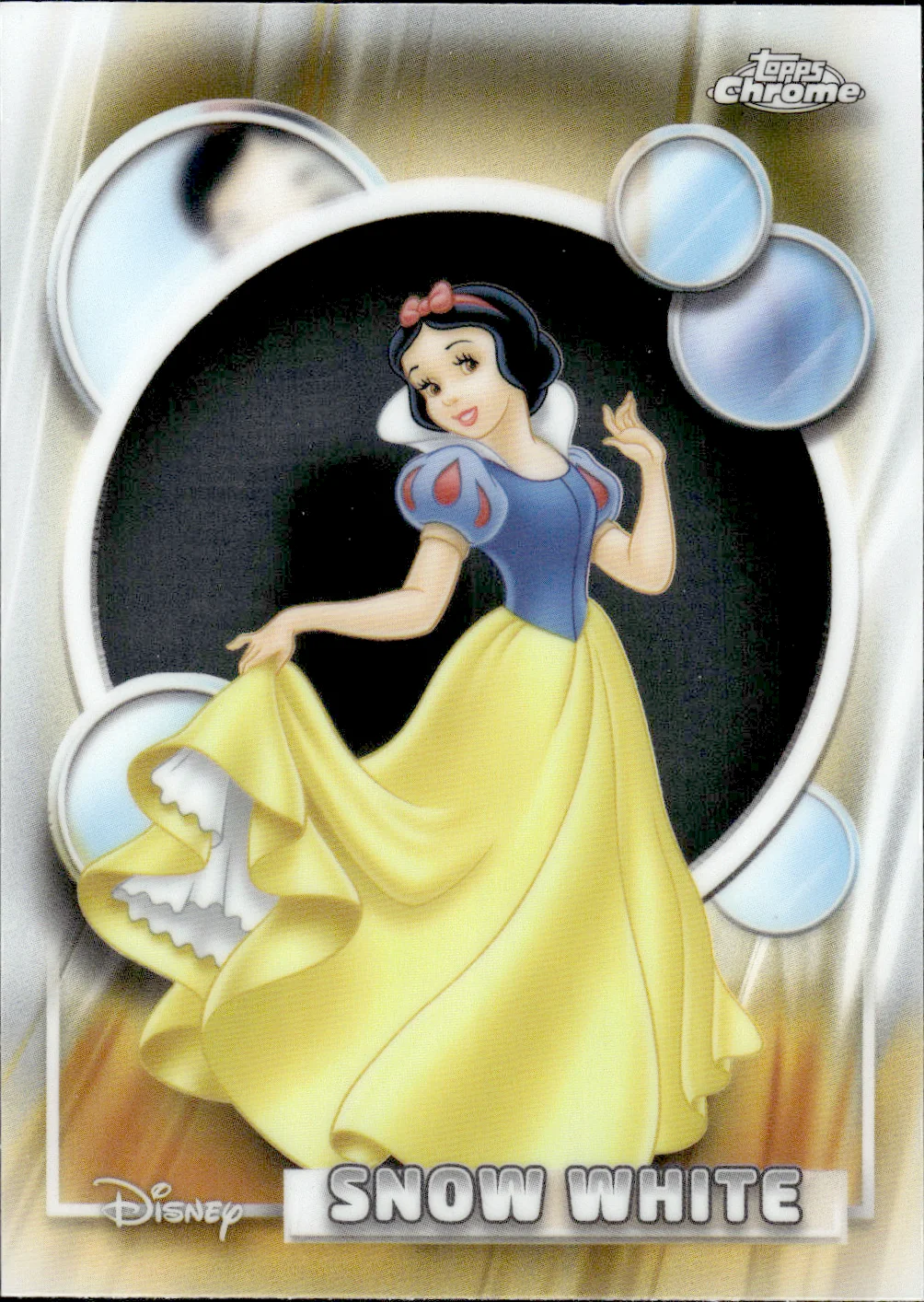 Snow White #1 2026 Topps Chrome Disney trading card - Front