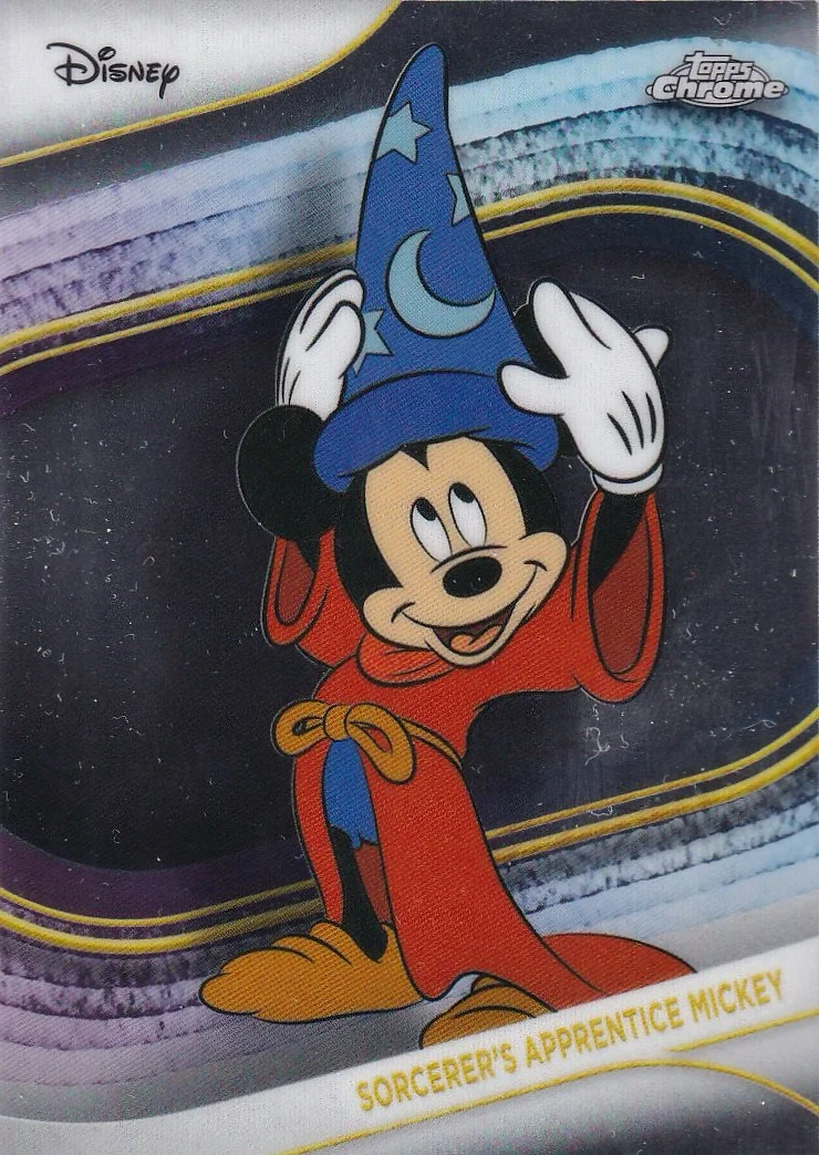 Sorcerer's Apprentice Mickey 2025 Topps Chrome Disney #190 Base Card trading card - Front