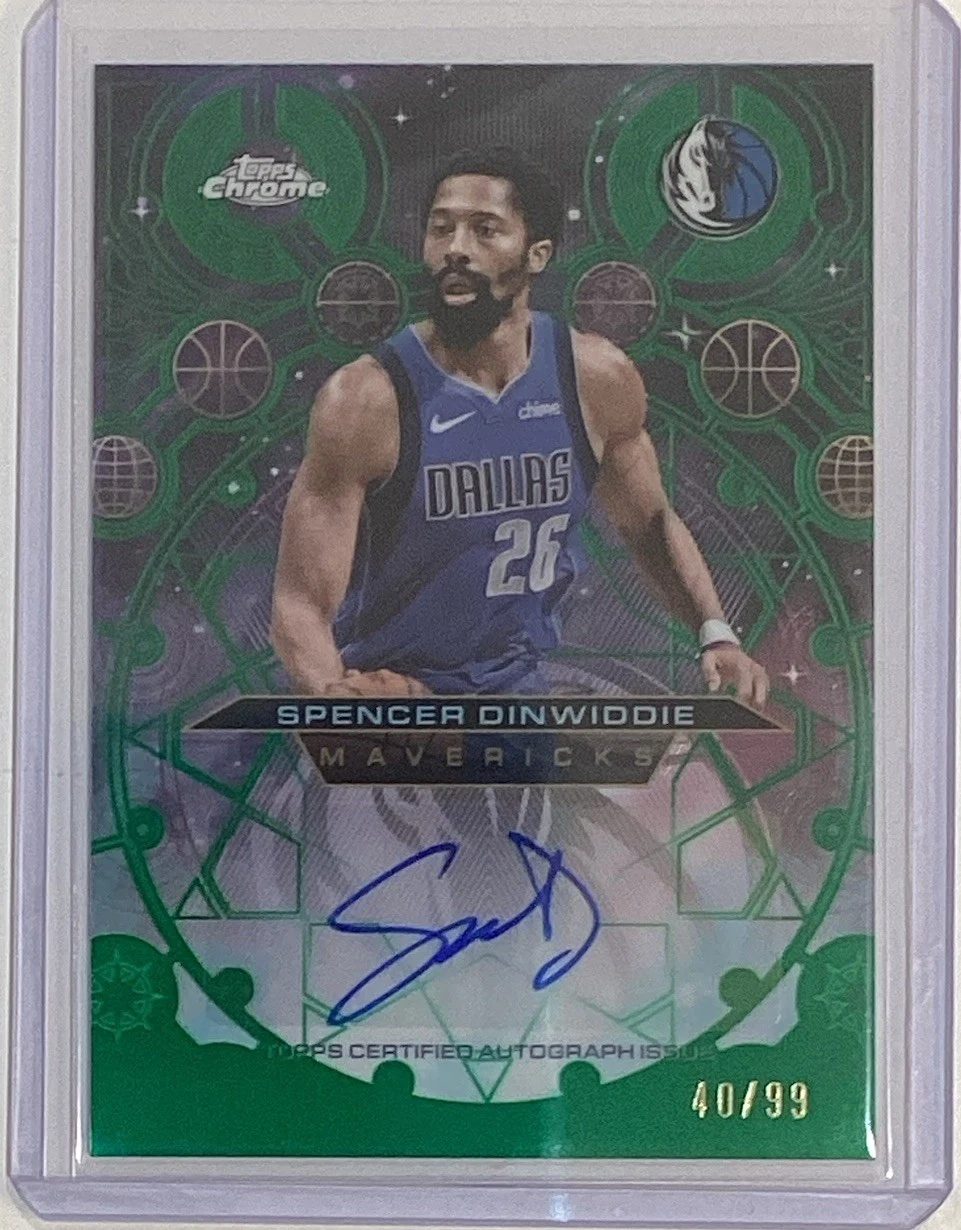 Spencer Dinwiddie 2025-26 Topps Chrome card