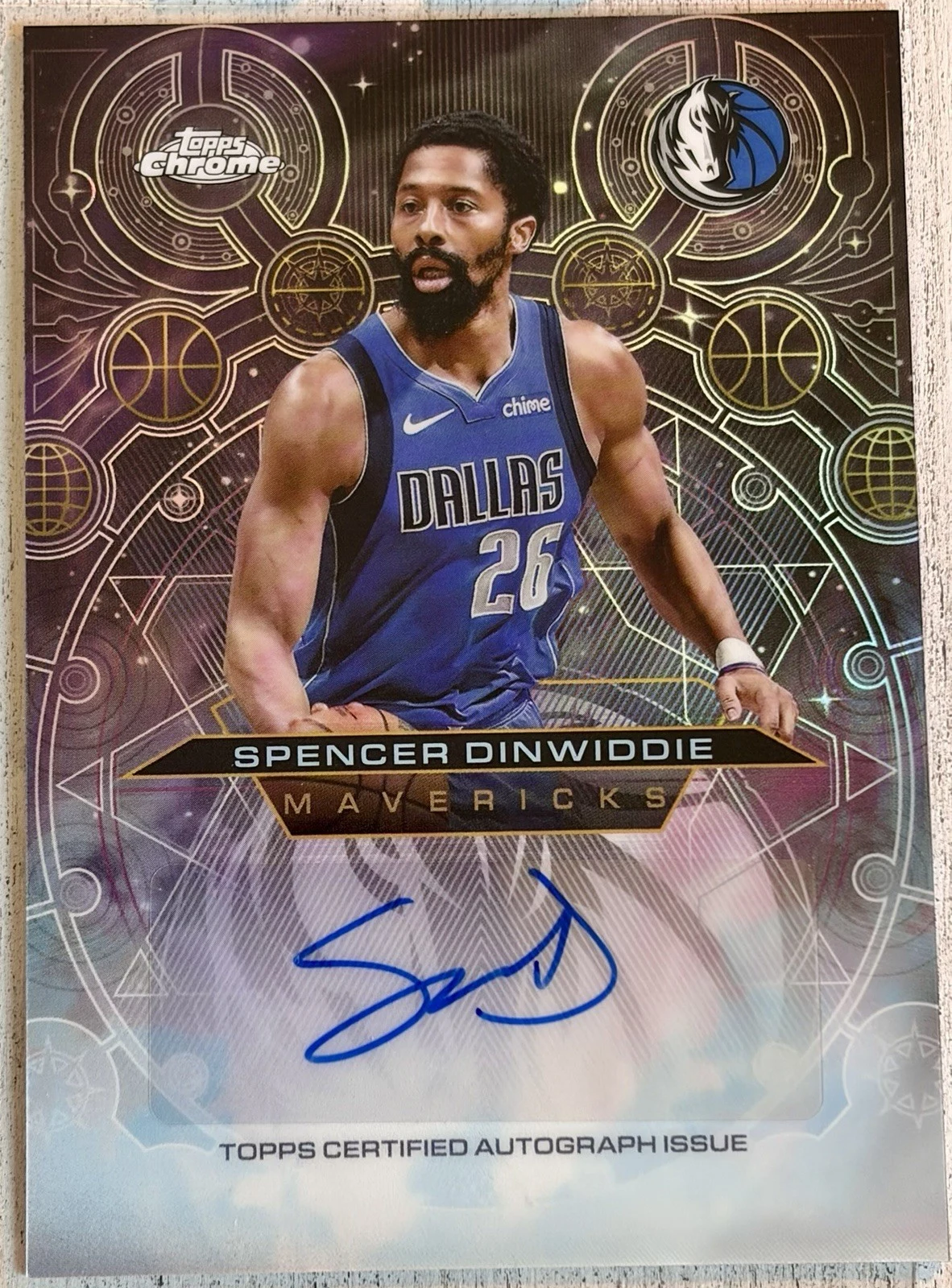 Spencer Dinwiddie 2025 Topps Chrome Basketball card