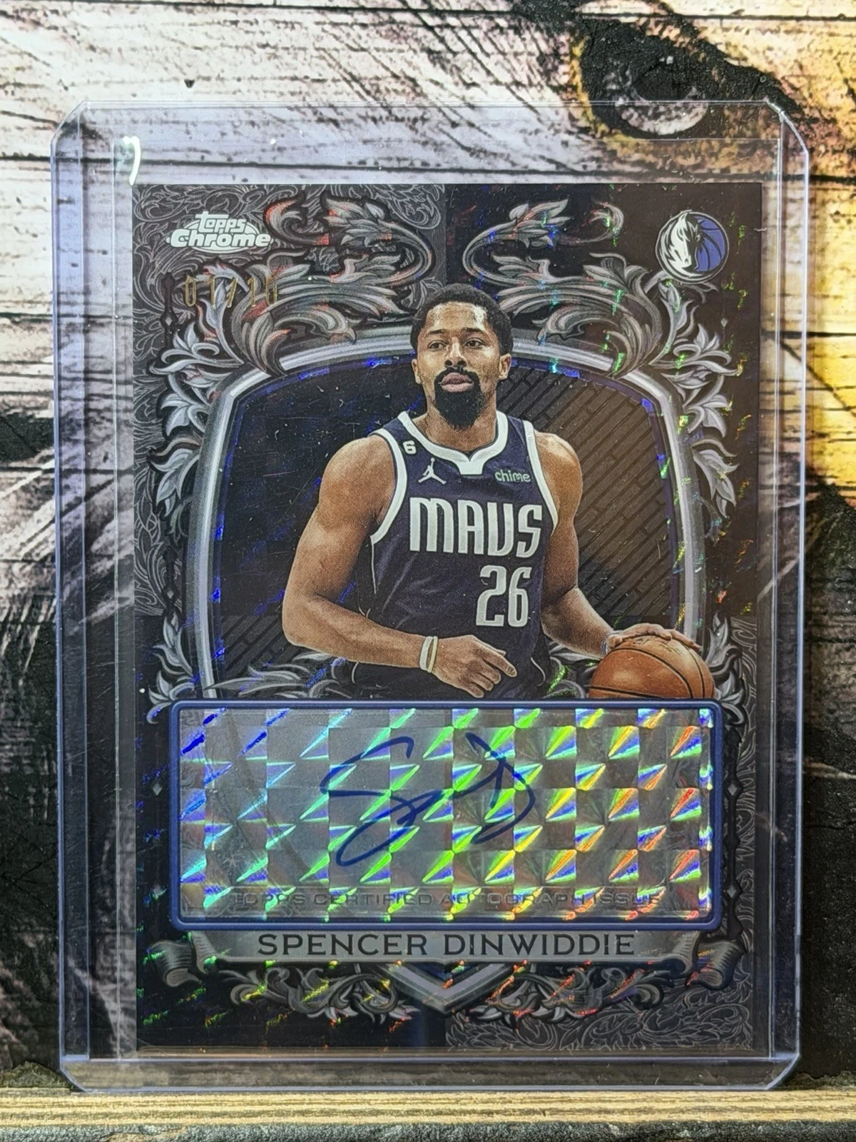 Spencer Dinwiddie 2025-26 Topps Chrome card