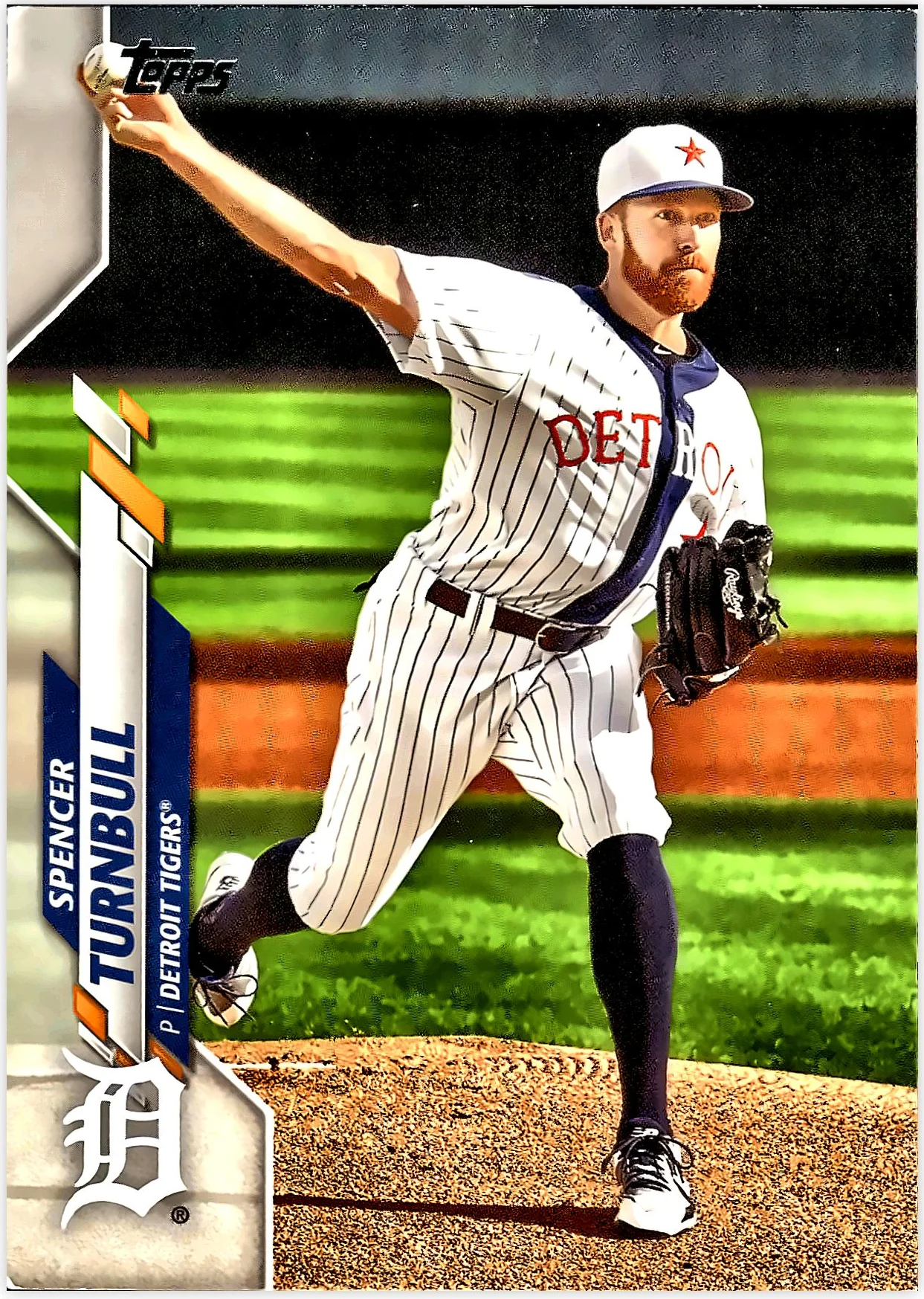 Spencer Turnbull 2020 Topps #445 582 Montgomery baseball card - Front