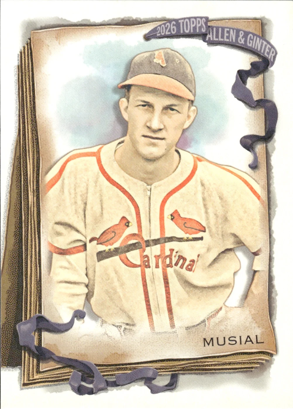 Stan Musial #81 2026 Topps Allen & Ginter The World's Champions trading card - Front