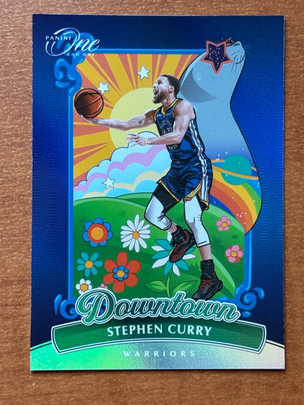 Stephen Curry #16 2023-24 Panini One and One Basketball Downtown front