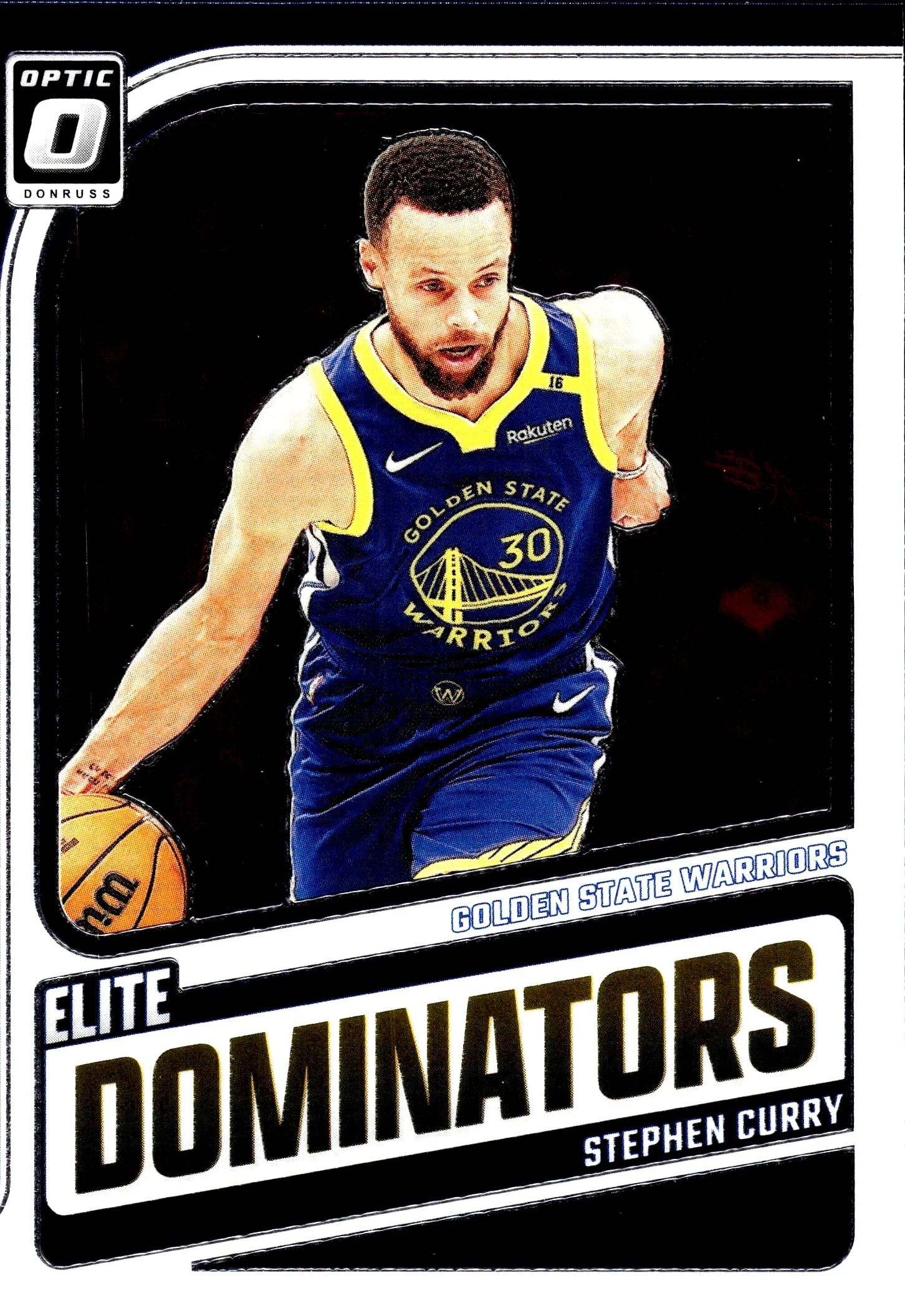 Stephen Curry 2024-25 Donruss Optic #4 Elite Dominators basketball card - Front