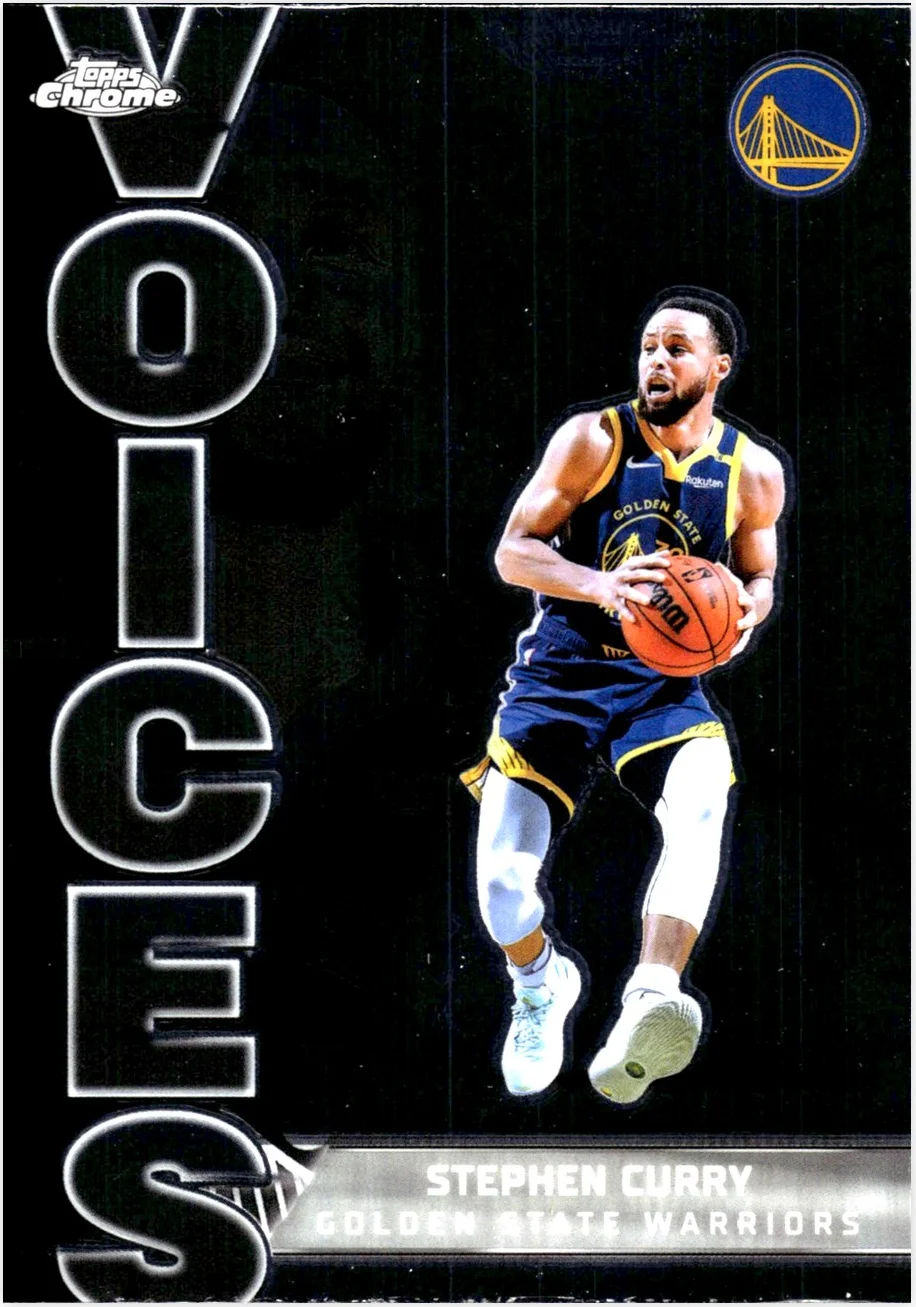 Stephen Curry 2025-26 Topps Chrome #VS-5 Voices basketball card - Front
