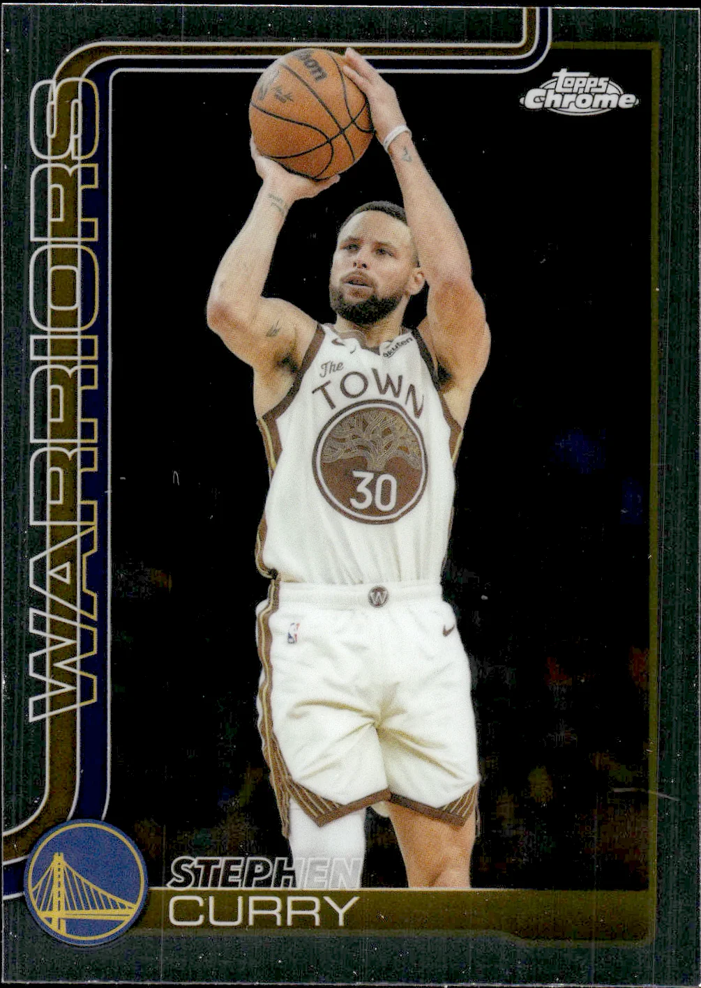 Stephen Curry #14 2025 Topps Chrome Update Basketball basketball card - Front