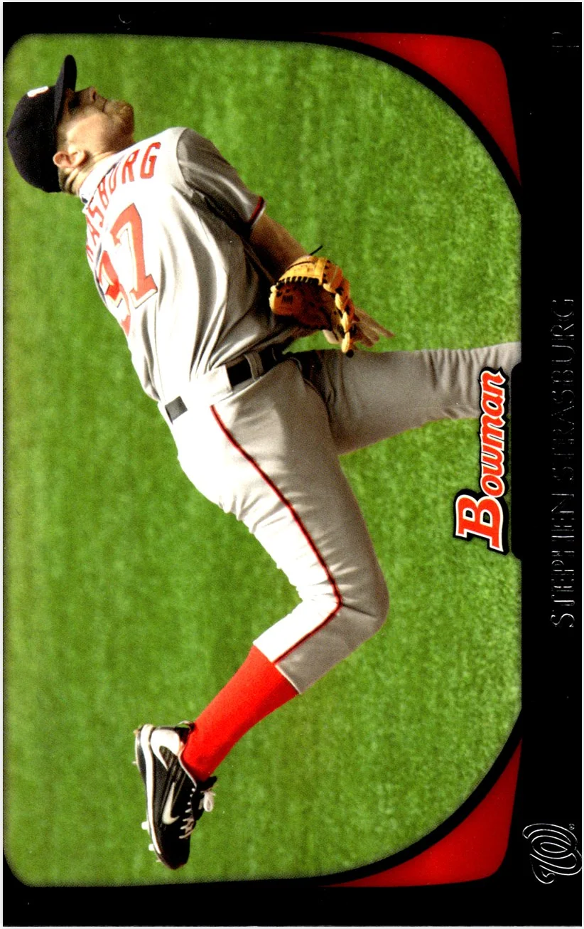 Stephen Strasburg 2011 Bowman #179 baseball card - Front