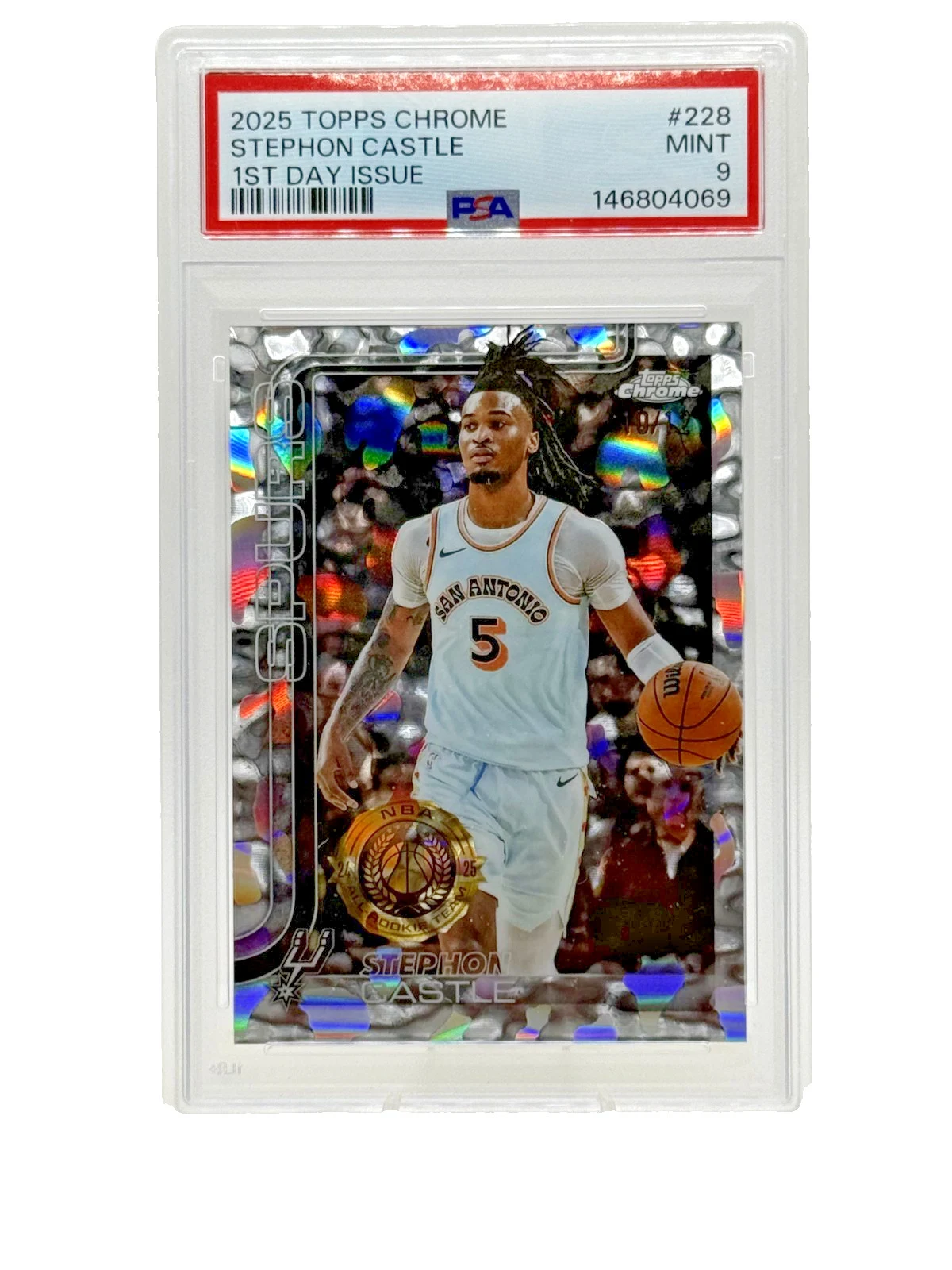 Stephon Castle 2025-26 Topps Chrome card