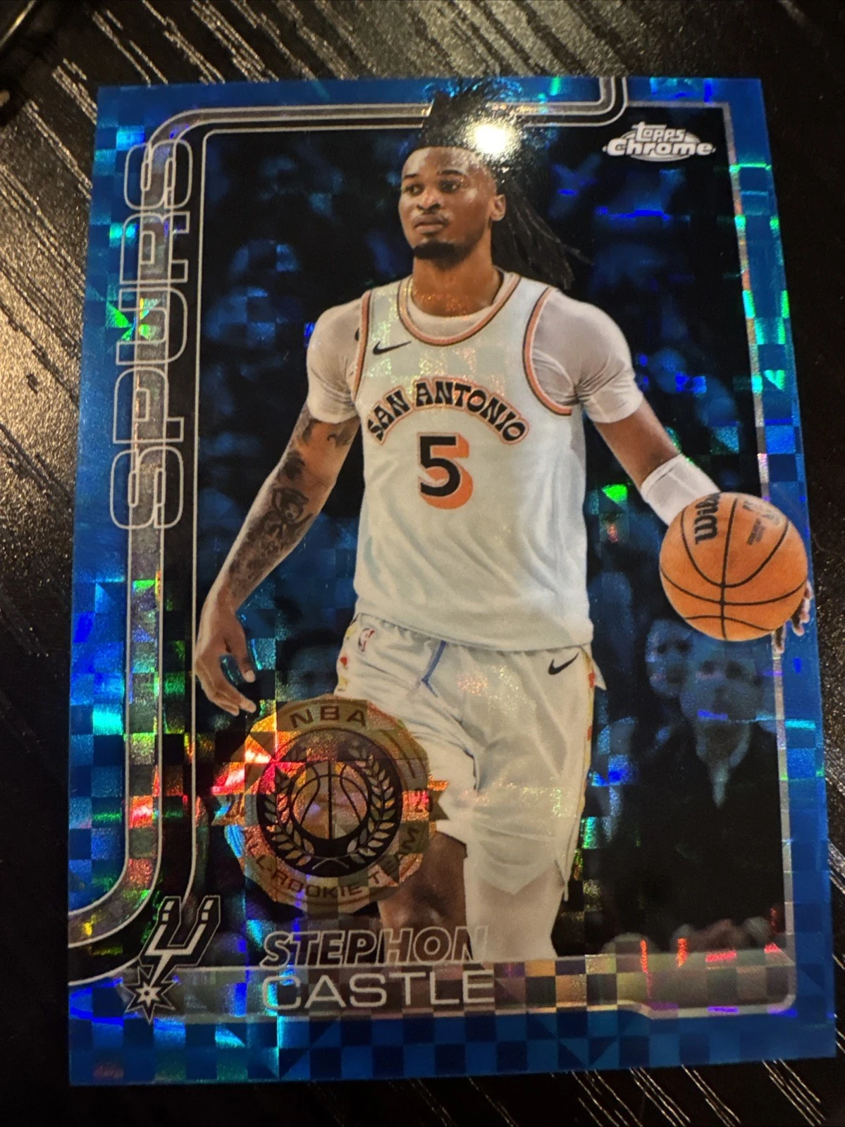 Stephon Castle 2025-26 Topps Chrome card