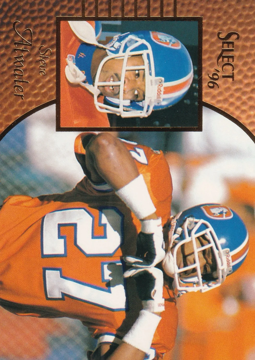 Steve Atwater 1996 Select #119 football card - Front