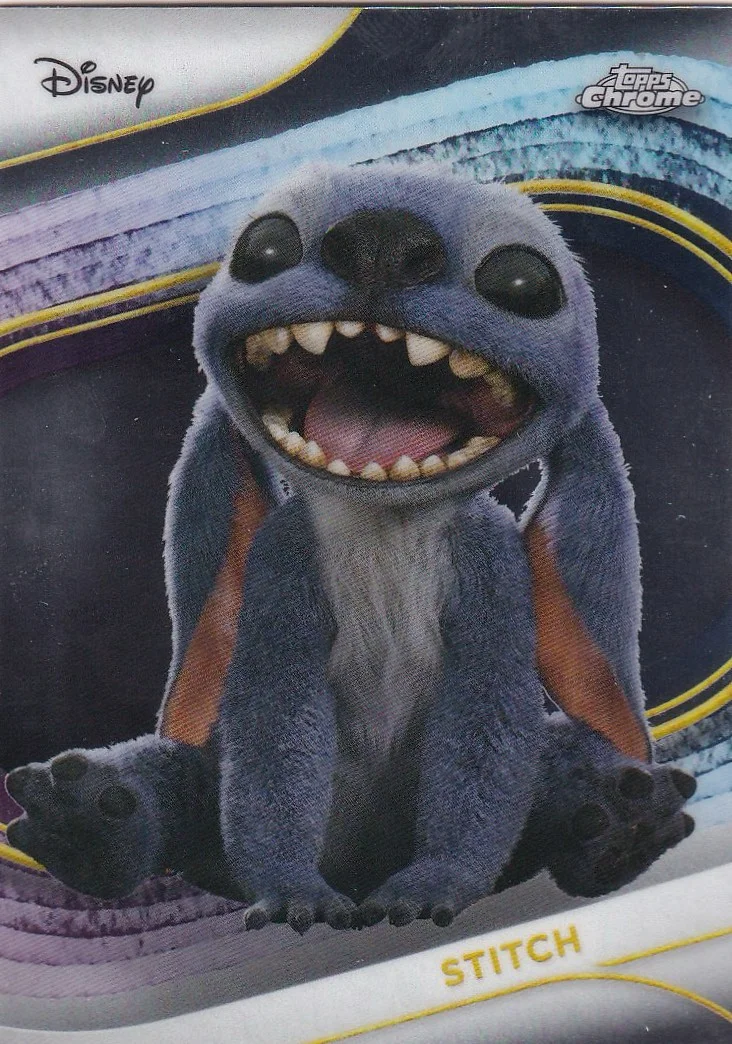 Stitch 2025 Topps Chrome Disney #200 Base Card trading card - Front