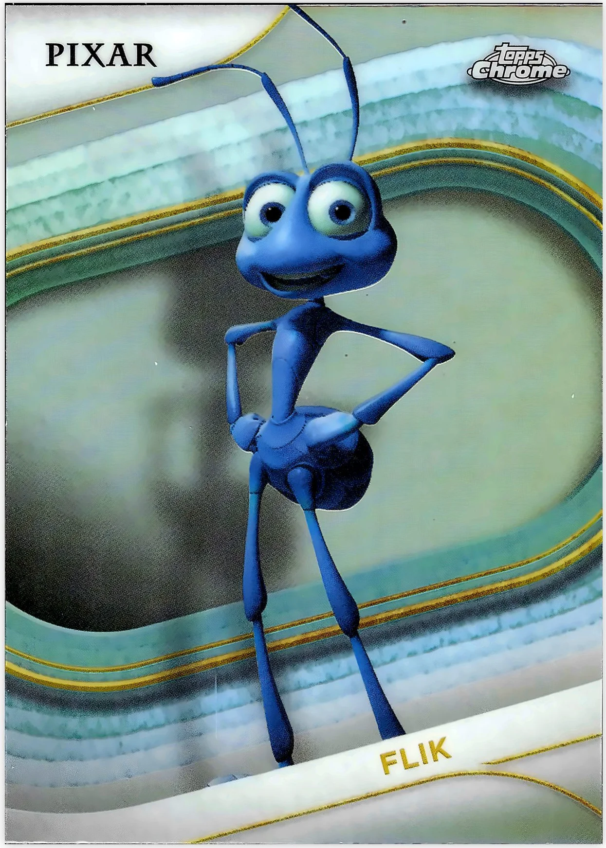 Sulley 2025 Topps Chrome Disney #5 Refractor trading card - Front