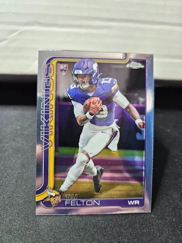 Tai Felton 2025 Topps Chrome Football card