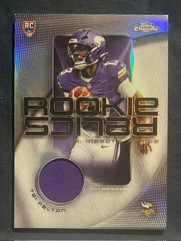 Tai Felton 2025 Topps Chrome Football card